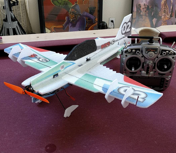 MXS-C Mini Bleu 600mm Rc Factory Voltige